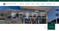 Desktop Screenshot of kvcollege.co.nz